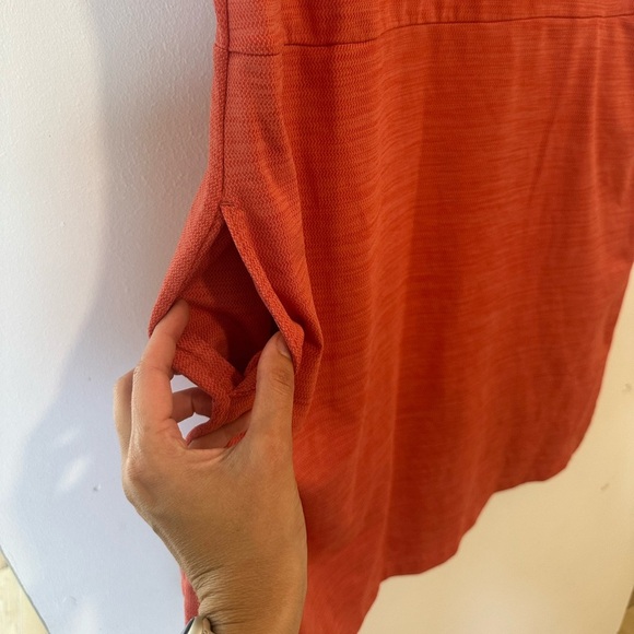 Toad & Co Tech Tomboy Tank Dress Heathered Red Pink Medium Outdoors Athletic - Picture 3 of 7